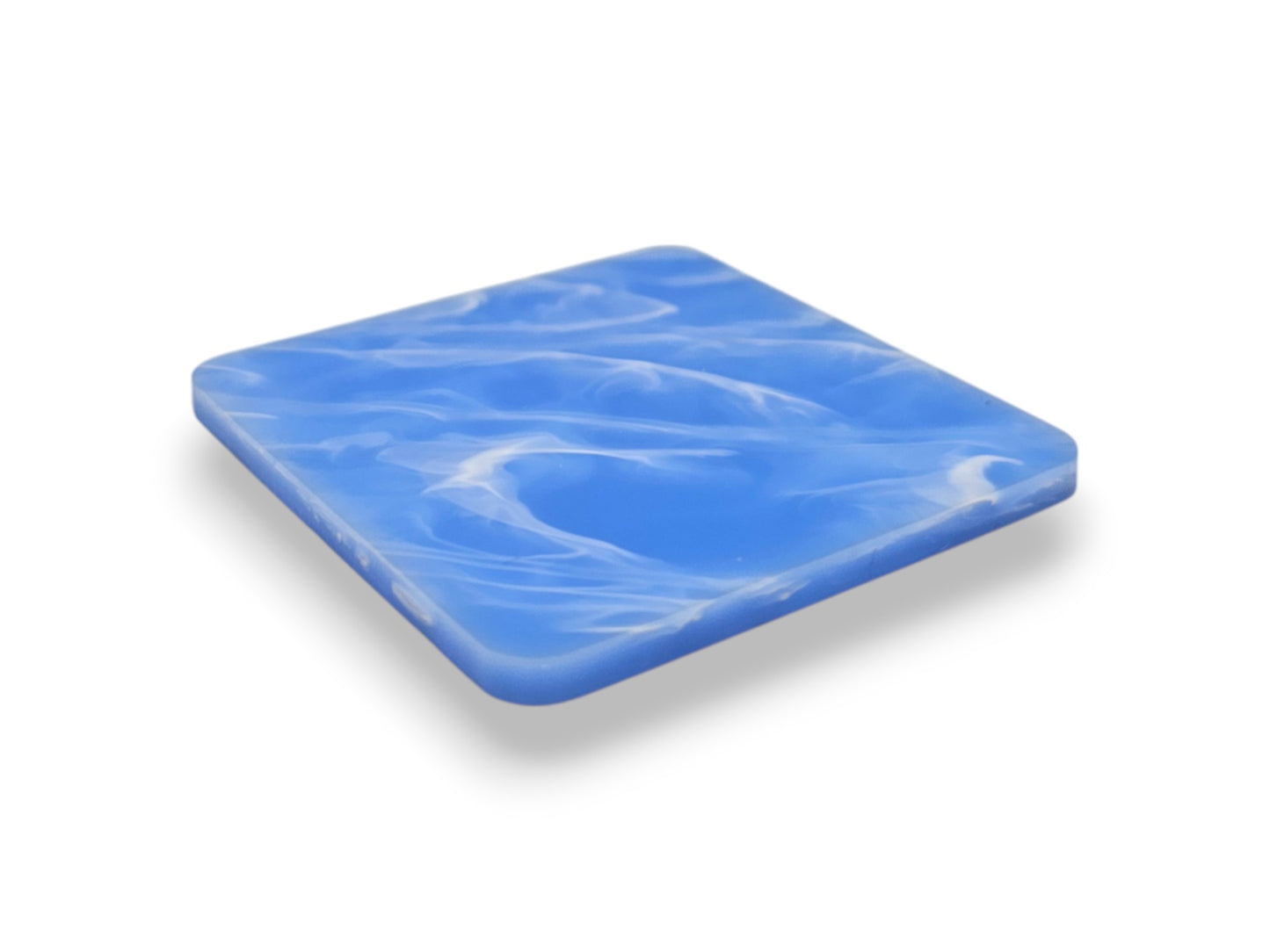 3 mm Acrylplatte - Marble Blau