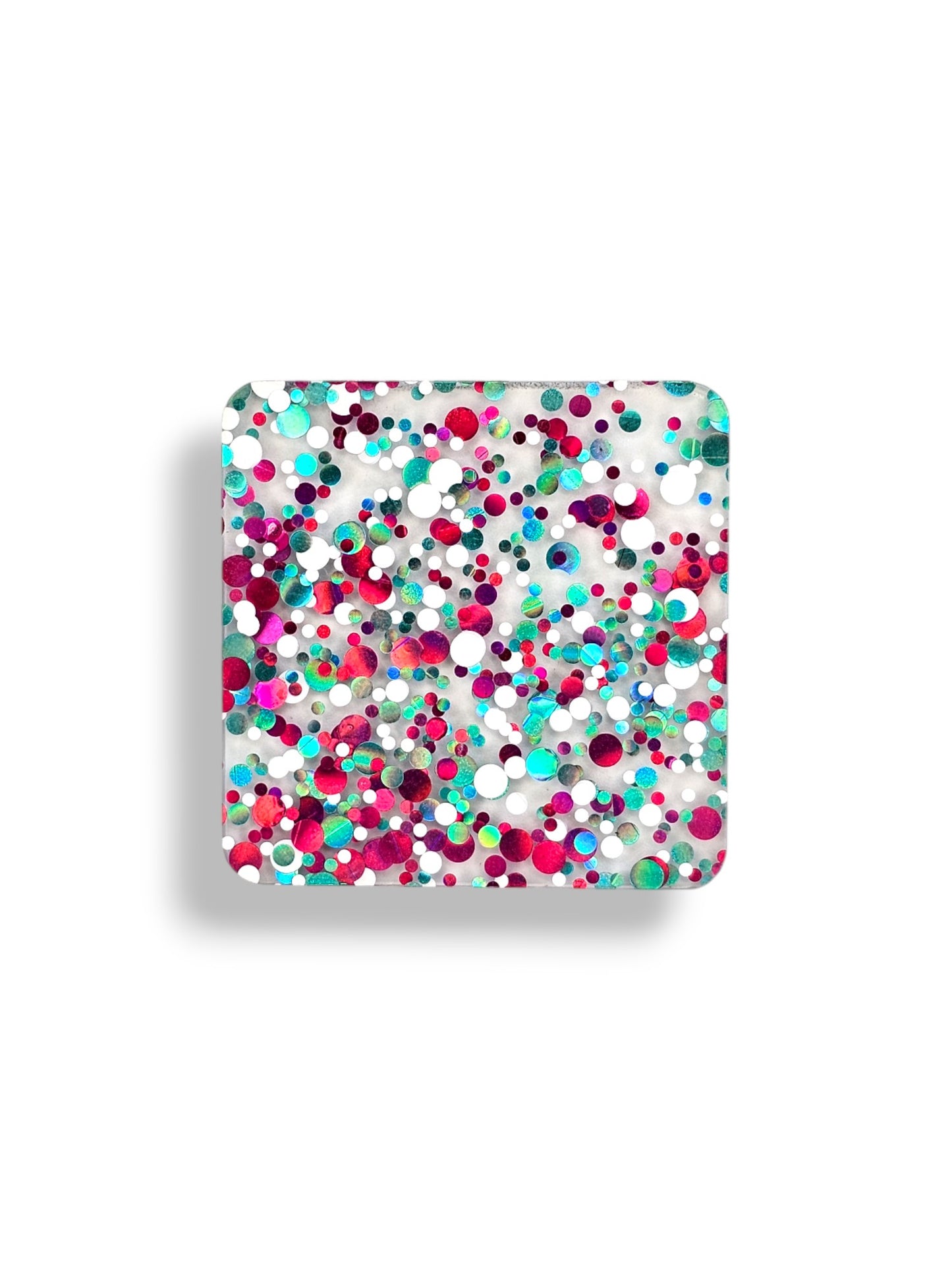 3 mm Acrylplatte - Blue Pink White Konfetti