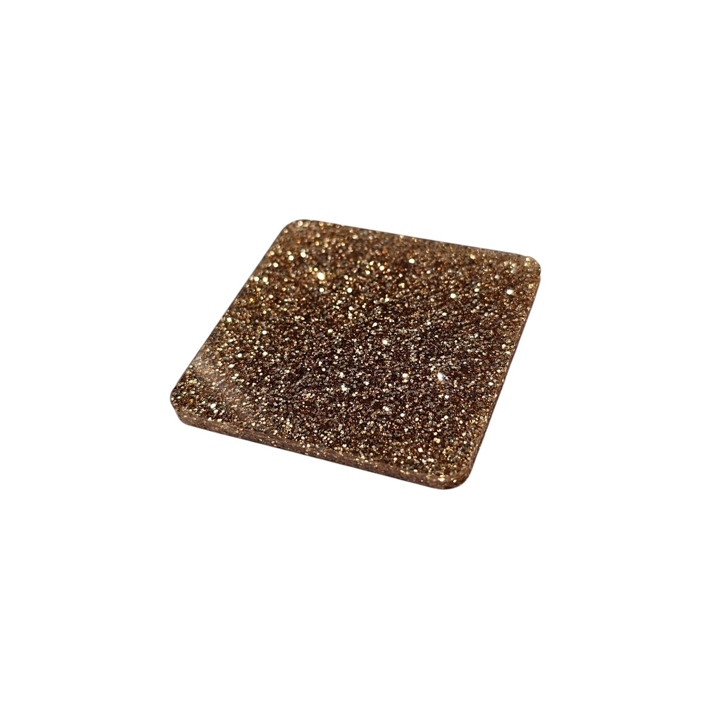 3 mm Acrylplatte - Champagne Glitzer