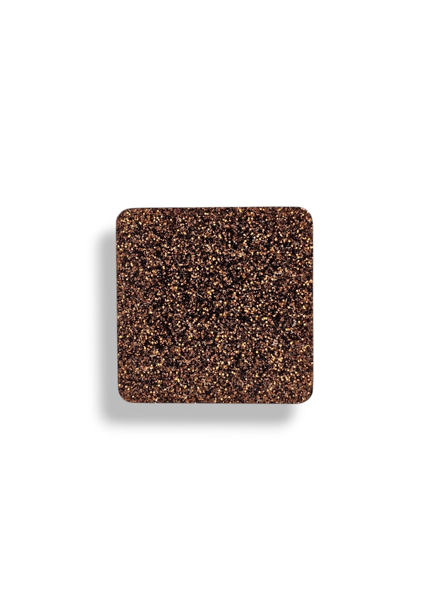 3 mm Acrylplatte - Coffee Bean Glitzer