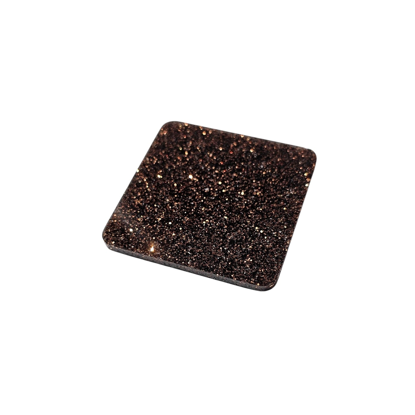 3 mm Acrylplatte - Coffee Bean Glitzer