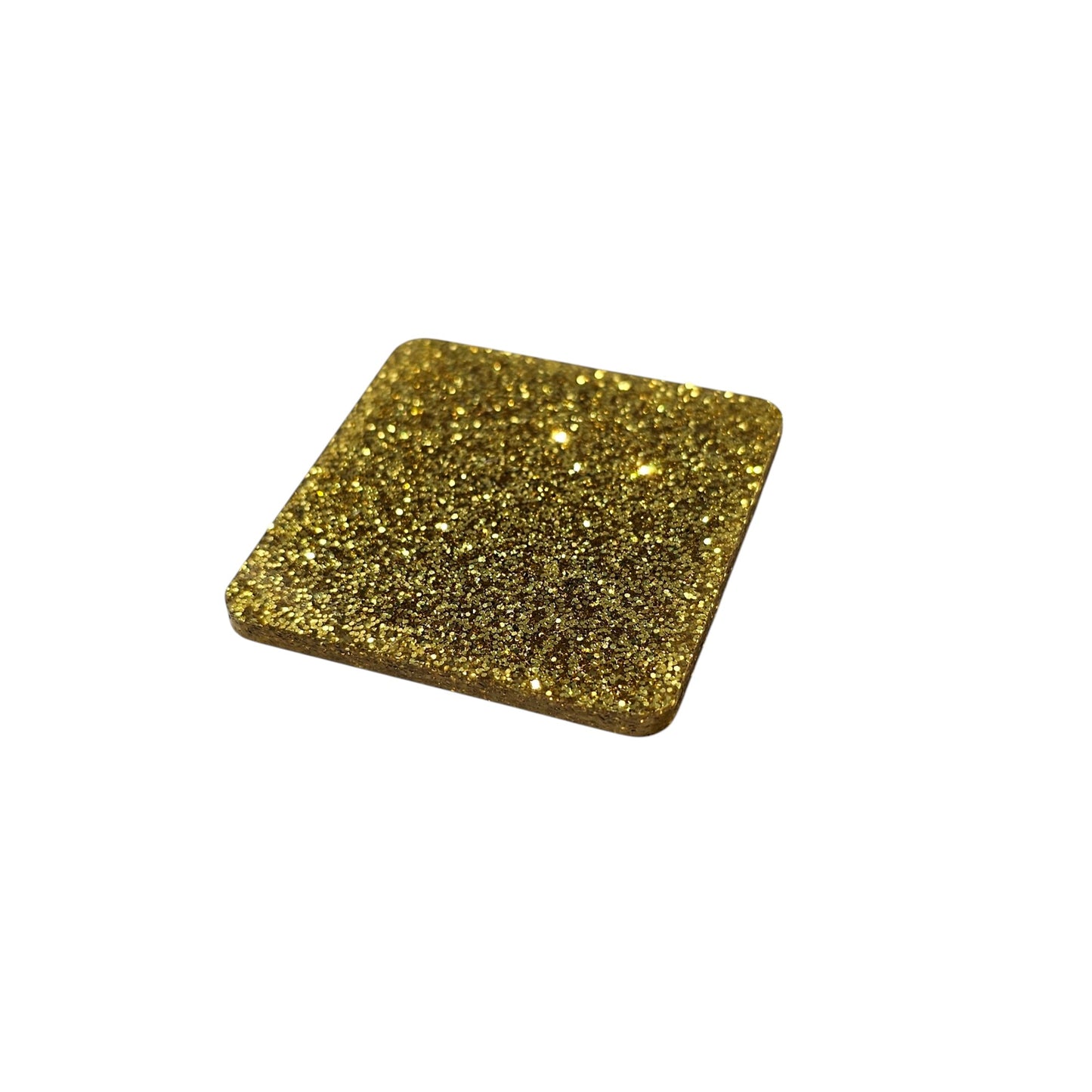 3 mm Acrylplatte - Gold Shimmer Glitzer