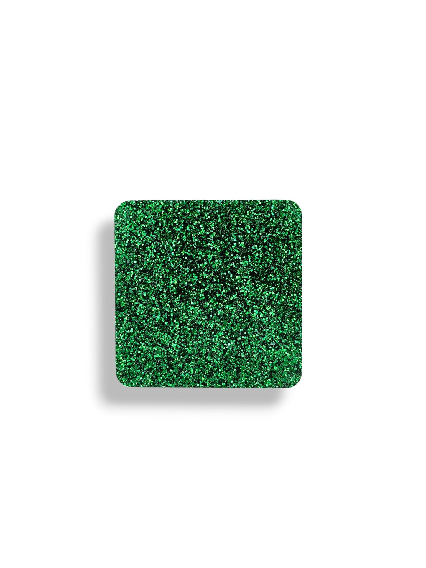 3 mm Acrylplatte - Irish Green Glitzer