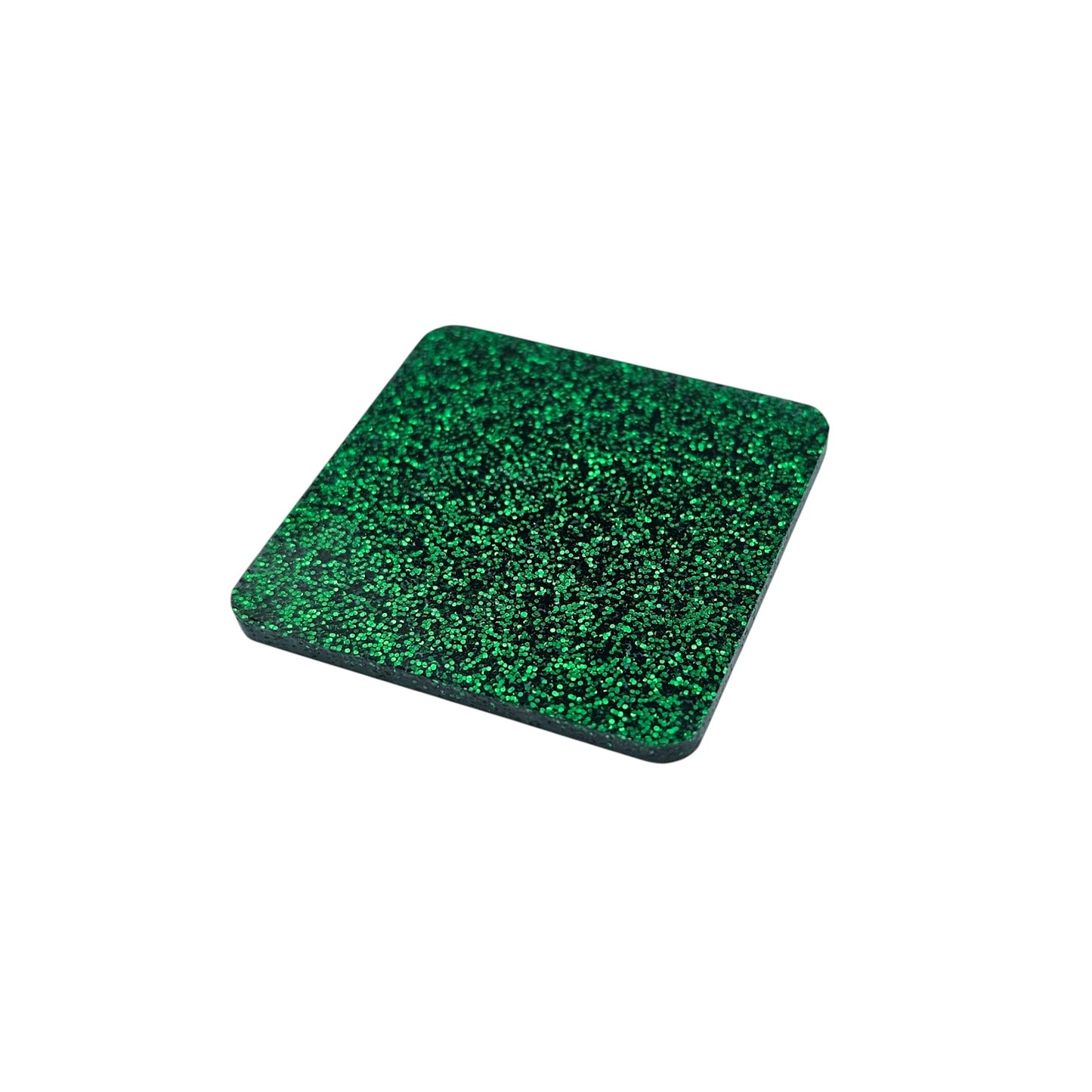 3 mm Acrylplatte - Irish Green Glitzer