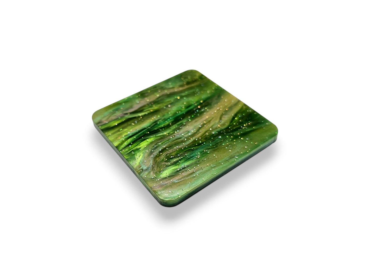 3 mm Acrylplatte - Jungle Green Pearlescent