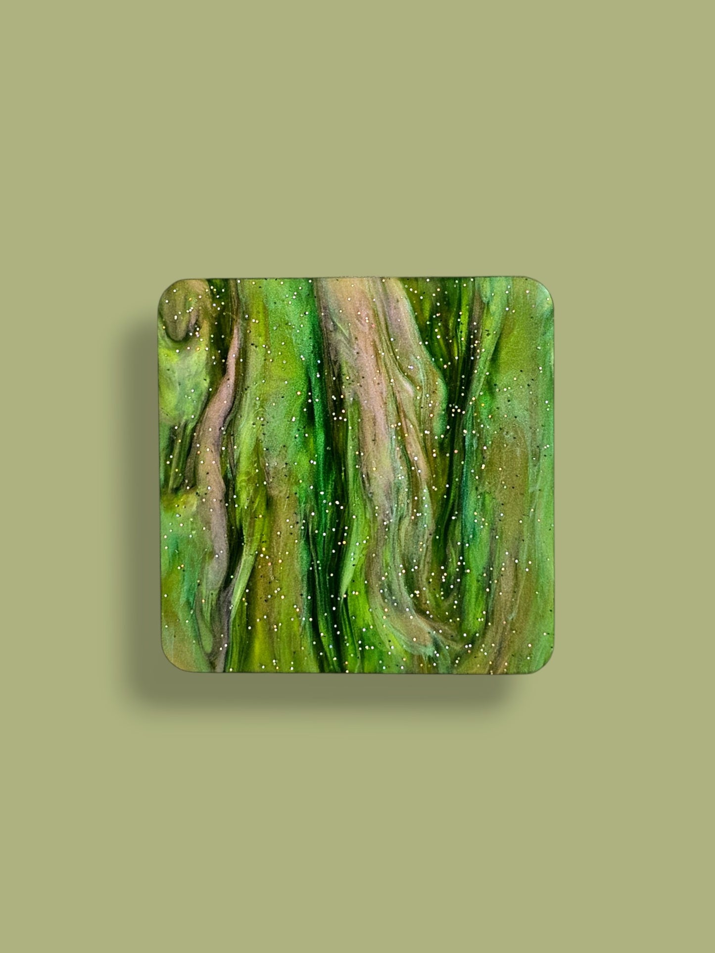 3 mm Acrylplatte - Jungle Green Pearlescent