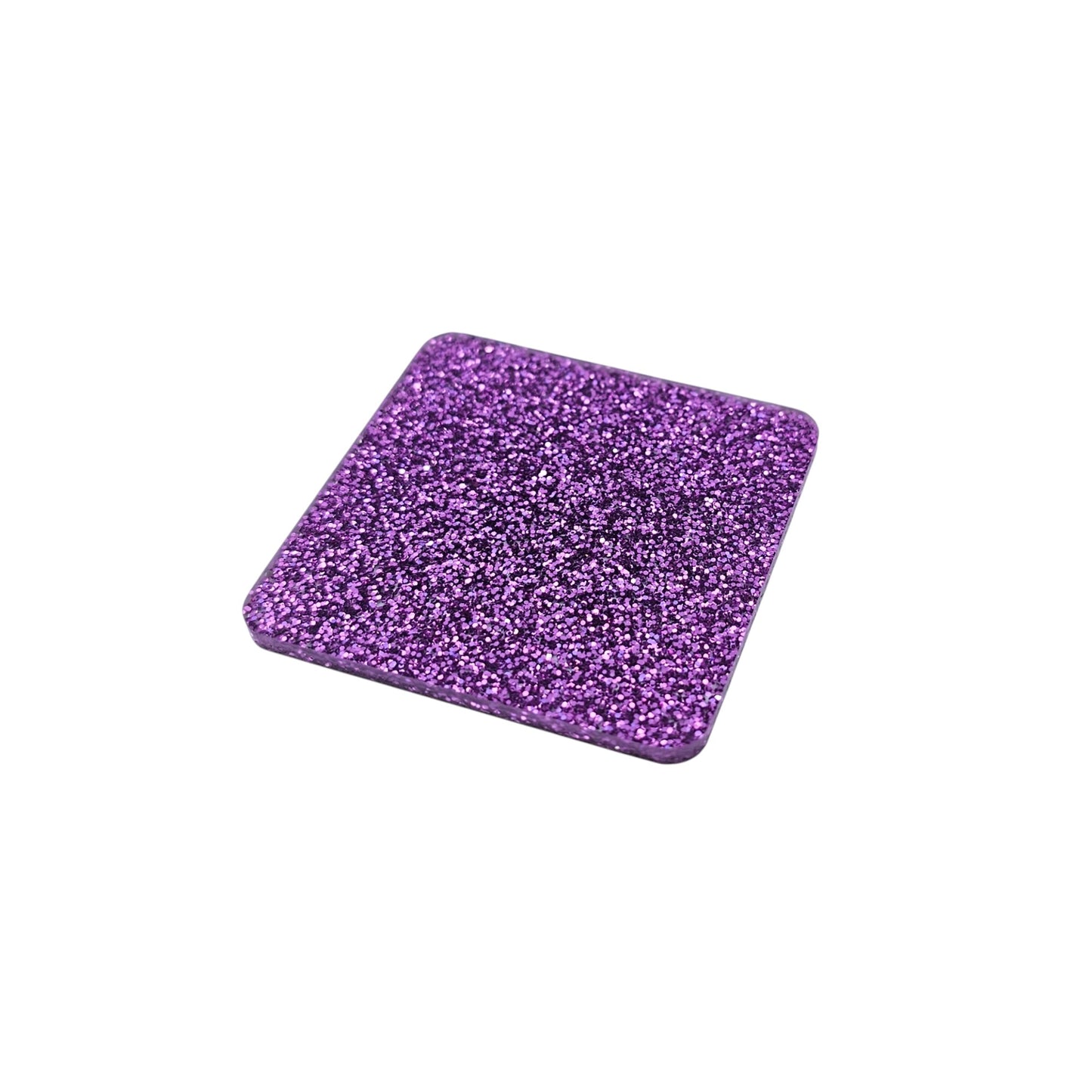 3 mm Acrylplatte - Lavender Glitzer