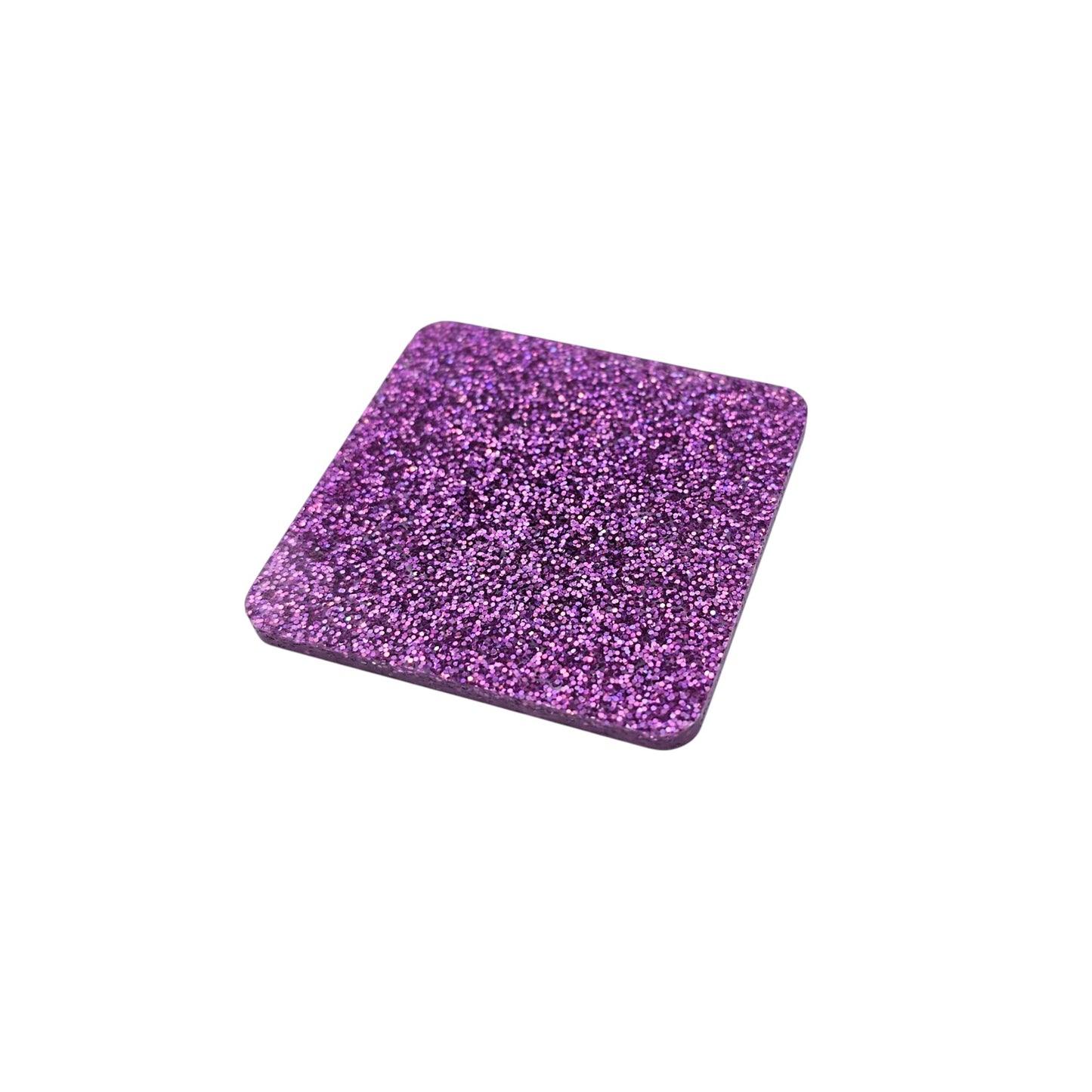 3 mm Acrylplatte - Lila Blush Glitzer