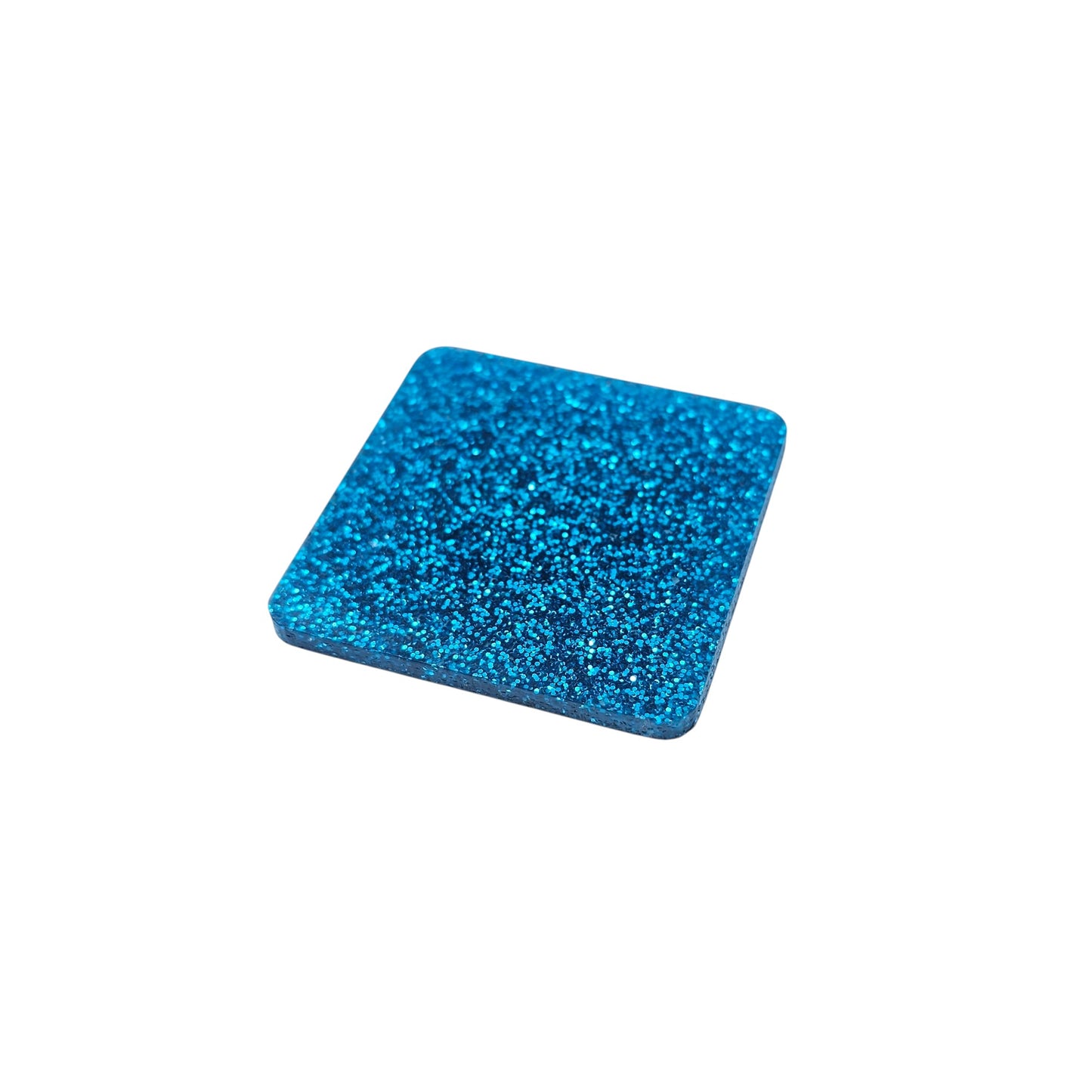 3 mm Acrylplatte - Ocean Blue Glitzer