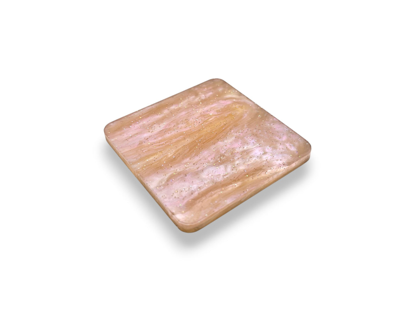 3 mm Acrylplatte - Peach Pearlescent
