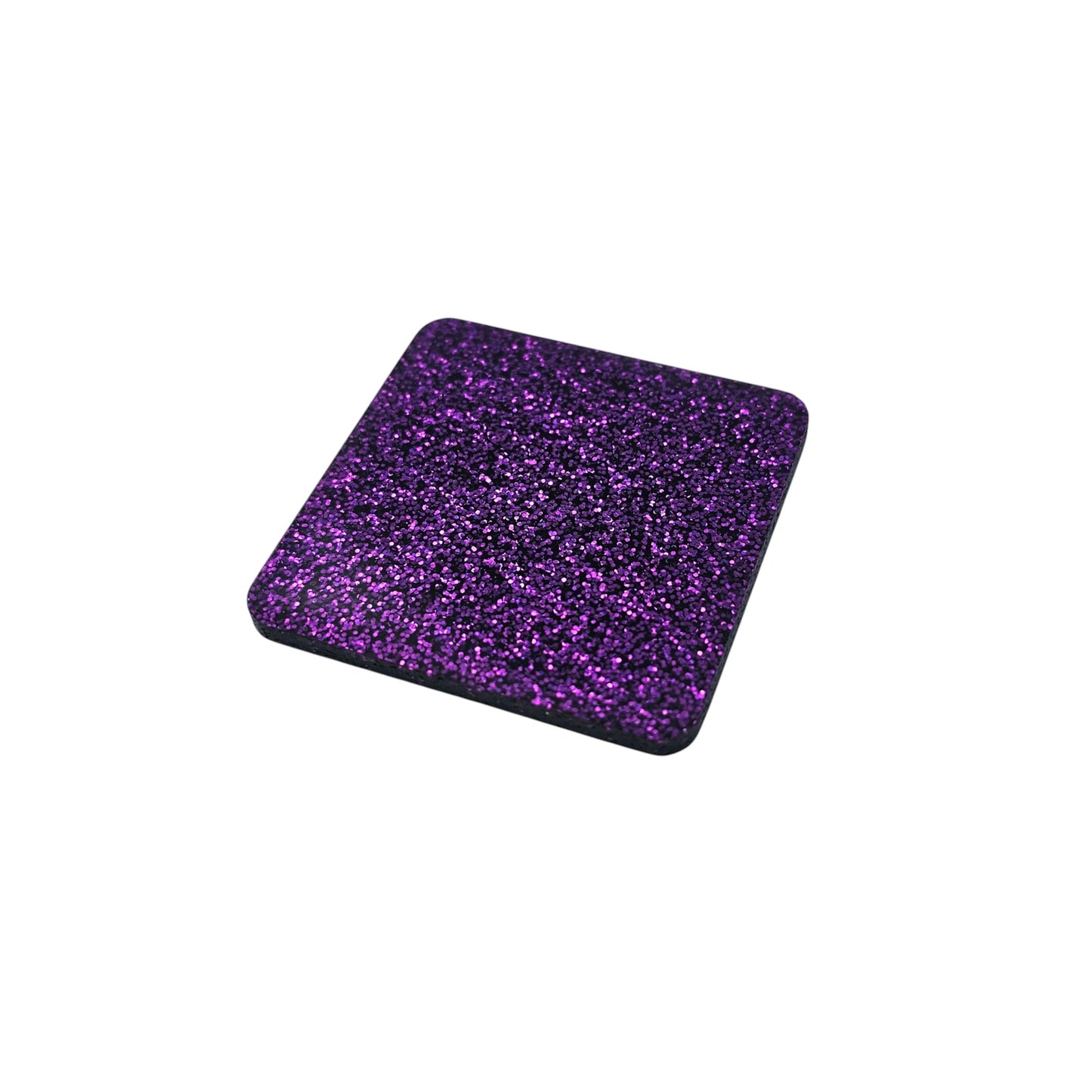 3 mm Acrylplatte - Purple Glitzer