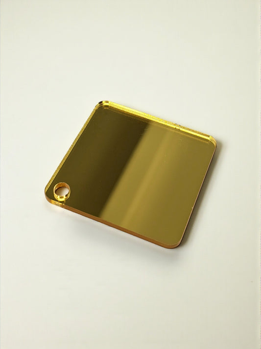 3 mm Acrylplatte - Golden Mirror