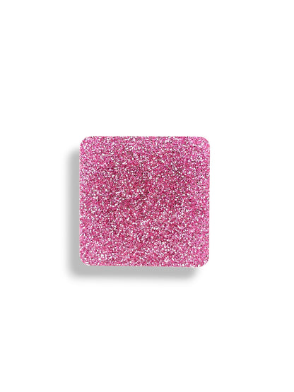 3 mm Acrylplatte - Candy Rose Glitzer