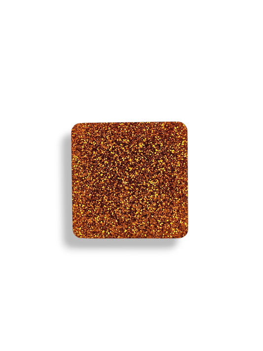 3 mm Acrylplatte - Caramel Glitzer