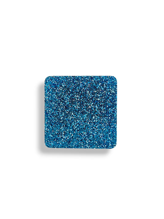 3 mm Acrylplatte - Ice Blue Glitzer
