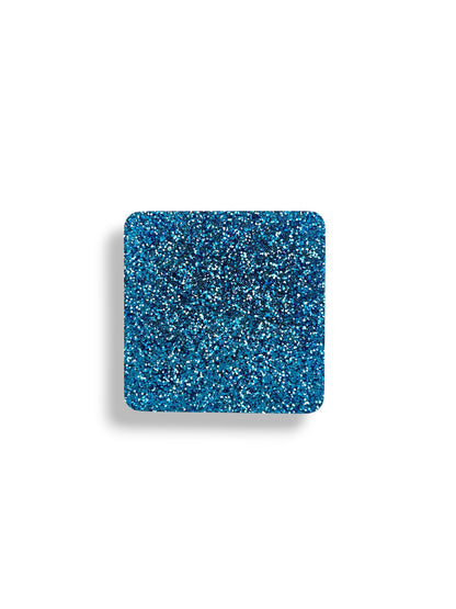 3 mm Acrylplatte - Ice Blue Glitzer