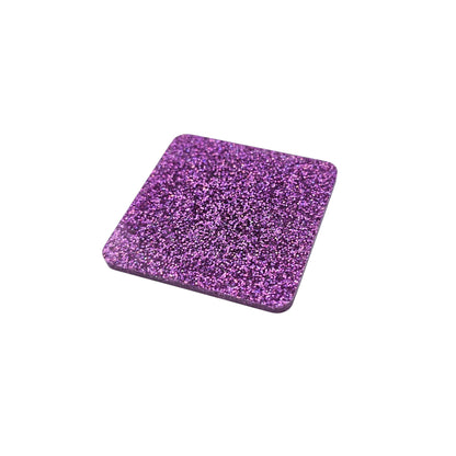 3 mm Acrylplatte - Lila Blush Glitzer