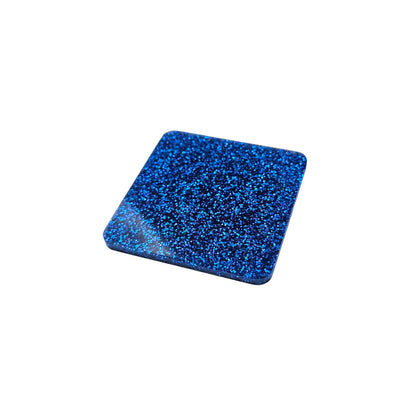 3 mm Acrylplatte - Midnight Blue Glitzer