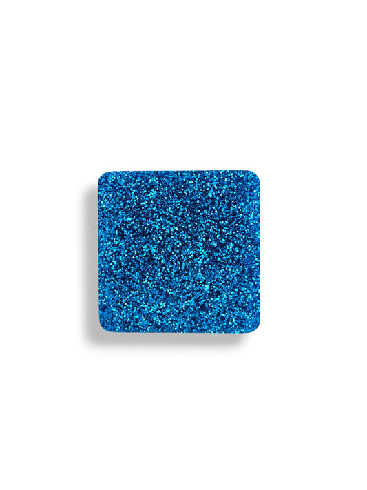 3 mm Acrylplatte - Ocean Blue Glitzer