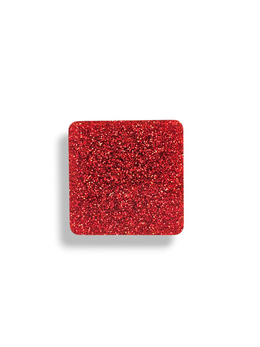 3 mm Acrylplatte - Red Glitzer