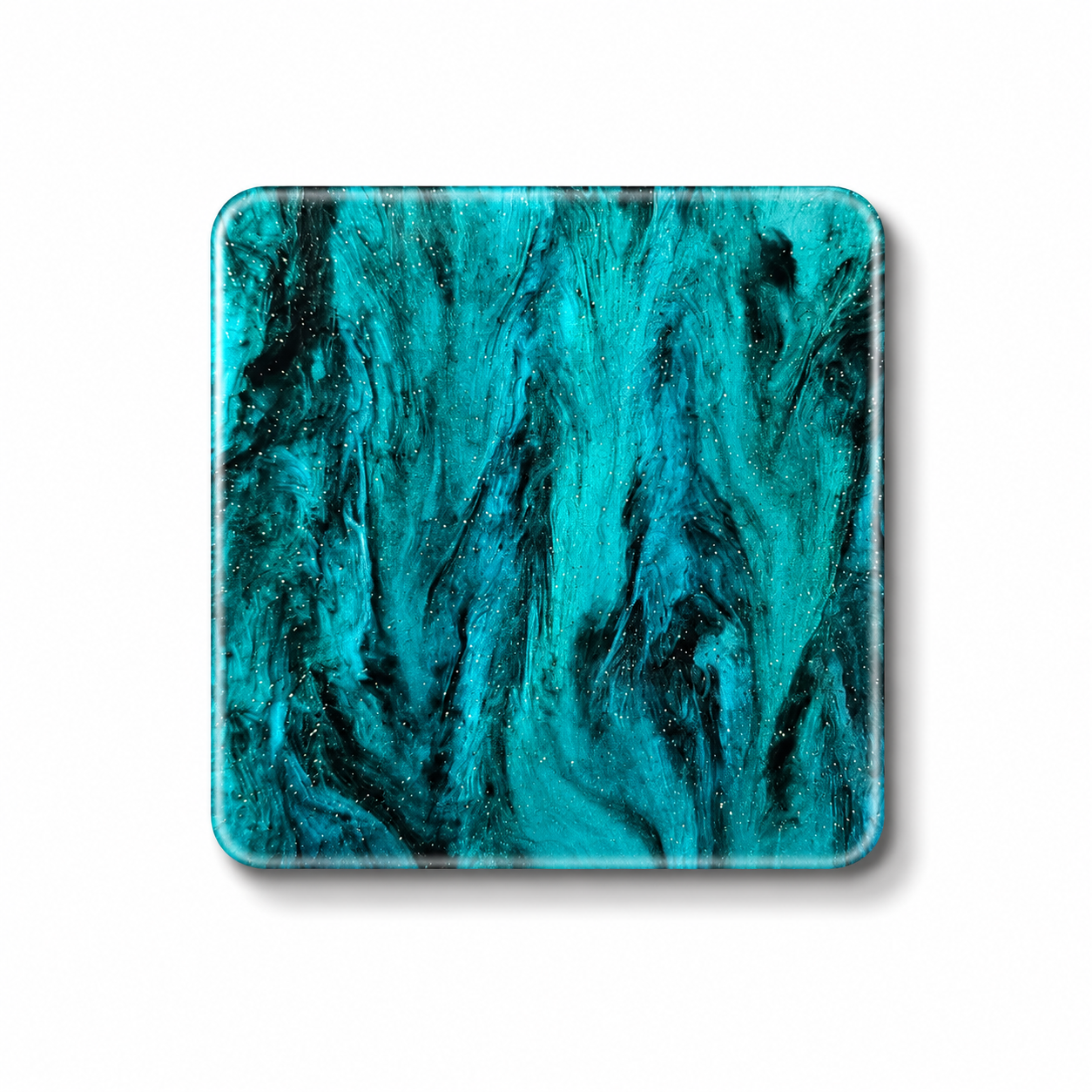 3 mm Acrylplatte - Aurora Teal Pearlescent