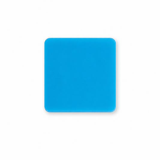 3 mm Acrylplatte - Glow in the Dark Blau