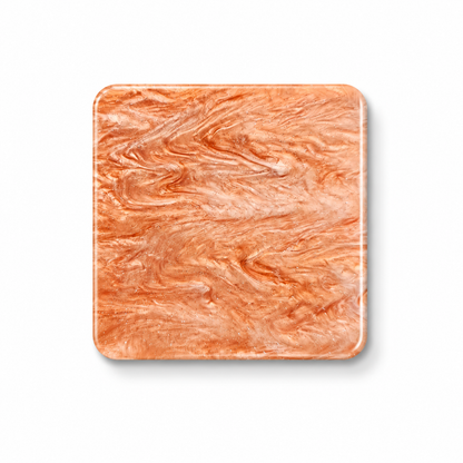 3 mm Acrylplatte - Light Orange Pearlescent