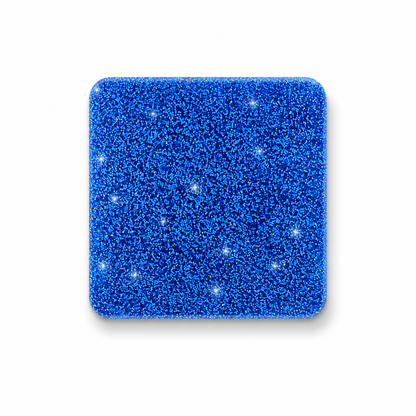 3 mm Acrylplatte - Midnight Blue Glitzer