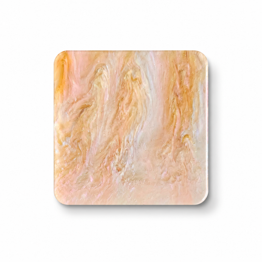 3 mm Acrylplatte - Peach Pearlescent